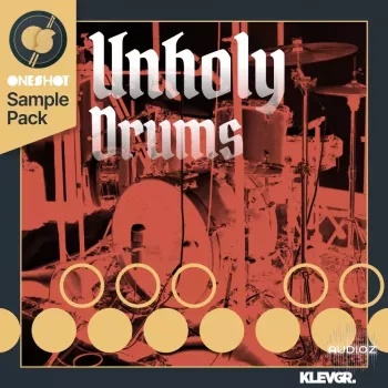 鼓声音包 Klevgrand Unholy Drums OneShot Kit WIN macOS【】