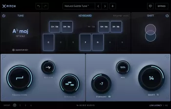 专业音高修正 音高调整插件 Nuro Audio Xpitch v1.0.2 WiN MAC【】