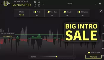 人声均衡音频插件 NoiseWorks-GainAimPro v1.0.3-WiN【】