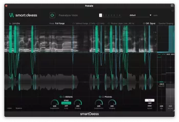 人工智能嘶嘶声消除插件 Sonible Smartdeess v1.0.2 U2B Mac-MORiA【】