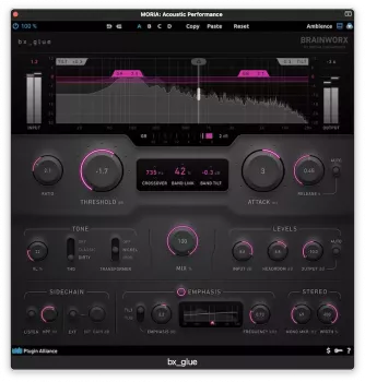 插件联盟模拟插件Plugin Alliance Brainworx Bx_glue v1.0.1 WiN MAC【】