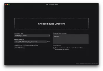 秘钥创建器 DrewHamlett MPC Keygroup Creator1.0.0 keyo MOCHA【】