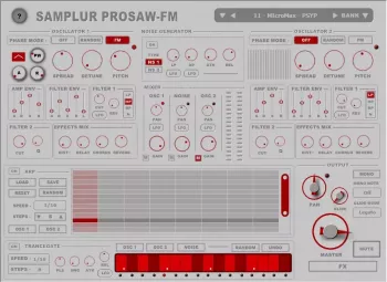 FM合成器 Psytrance Plugins Samplur PROSAW-FM 1.0 VST WiN【】