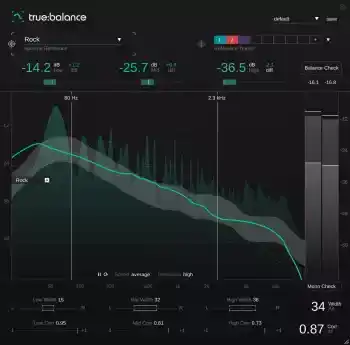 分析和计量光谱分布的工具Sonible Truebalance v1.0.4 WIN MAC【】