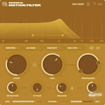 滤波器插件 Denise Audio Motion Filter v1.1 WiN【】