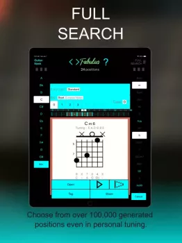 FABULUS Guitar Chord finder v6.4.3 for iPhone iPad iPod Touch [iOS] 屏幕截图